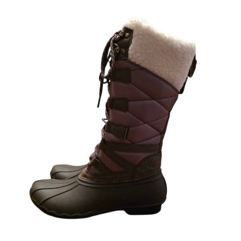 Lands End Expedition Tall Womens Duck Winter Snow Boots Size 6.5